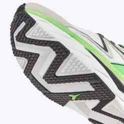 Diadora Men's Atomo V7000 Running Shoe - White/Green Fluo/Black - Regular (D) -Love Running 101 4 3ccc0758 d87d 47e9 8b97 bb4a04c6f0b2