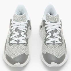 Diadora Women's Mythos BlushieldVolo 3 Glam Running Shoe - Silver DD/White - Regular (B) -Love Running 101.179086 C1379 50 HR