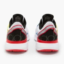 Diadora Men's Mythos Blushield Volo 3 Running Shoe- White/Black/Yellow Fluo - Regular (D) -Love Running 101.179090 C0008 20 HR