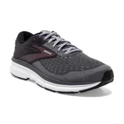 BROOKS Men's Dyad 11 Running Shoe - Blackened Pearl/Alloy/Red - Regular (D) -Love Running 110323 031 A Dyad 11 1