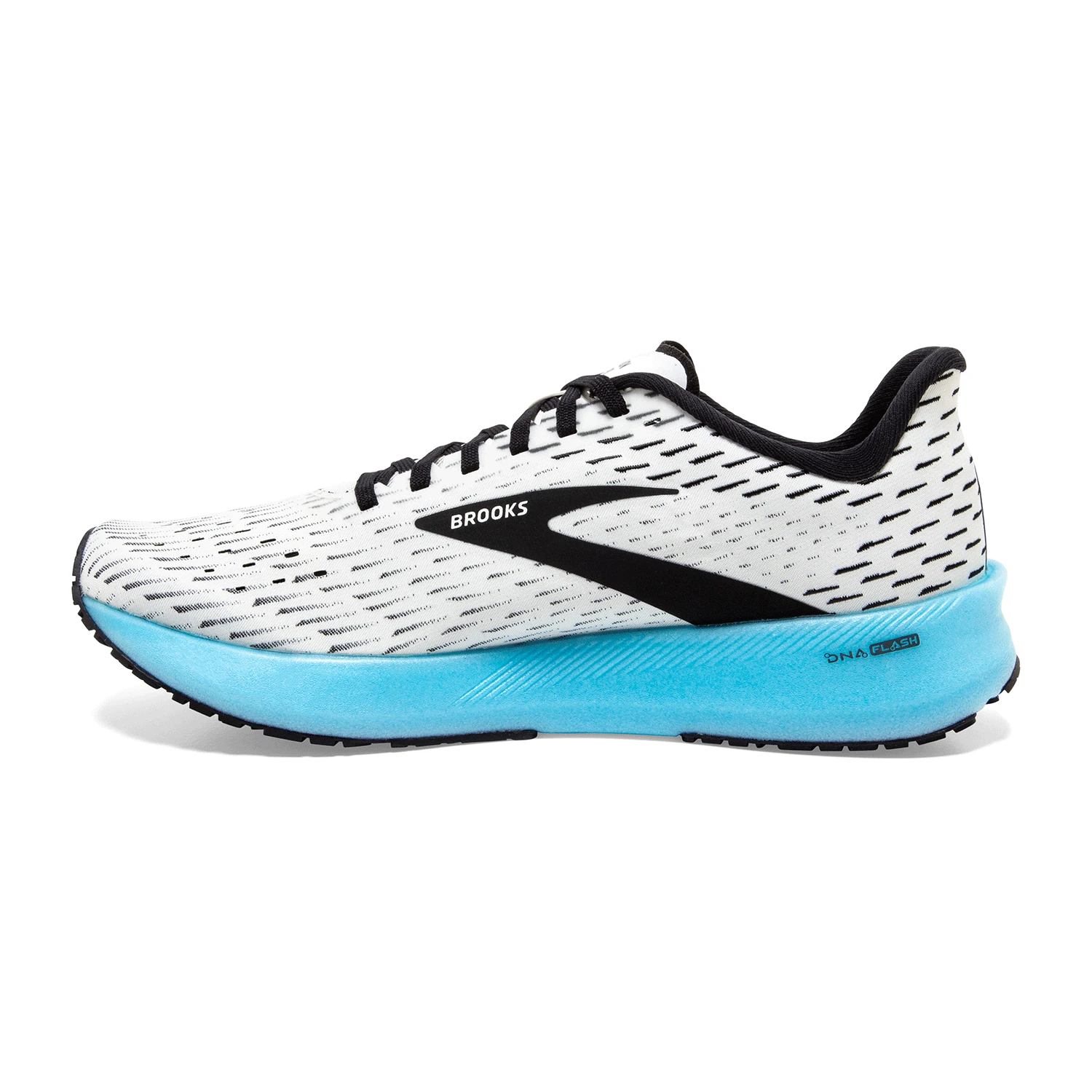 BROOKS Men's Hyperion Tempo Running Shoe - White/Black/Iced Aqua - Regular (D) 4 BROOKS Men's Hyperion Tempo Running Shoe - White/Black/Iced Aqua - Regular (D) - Image 4