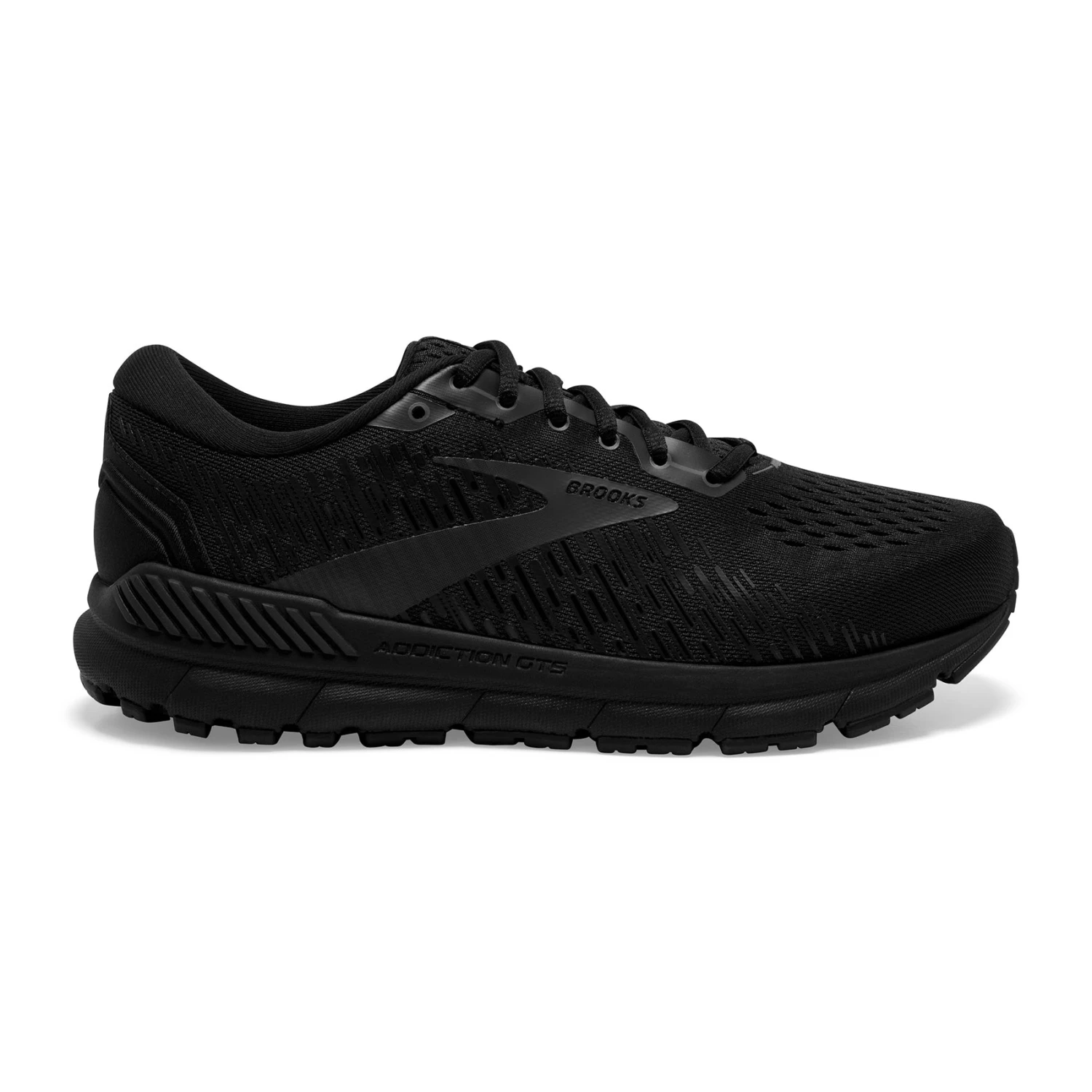 BROOKS Men's Addiction GTS 15 Running Shoe - Black/Black/Ebony - Extra Wide (4E) 1 BROOKS Men's Addiction GTS 15 Running Shoe - Black/Black/Ebony - Extra Wide (4E)