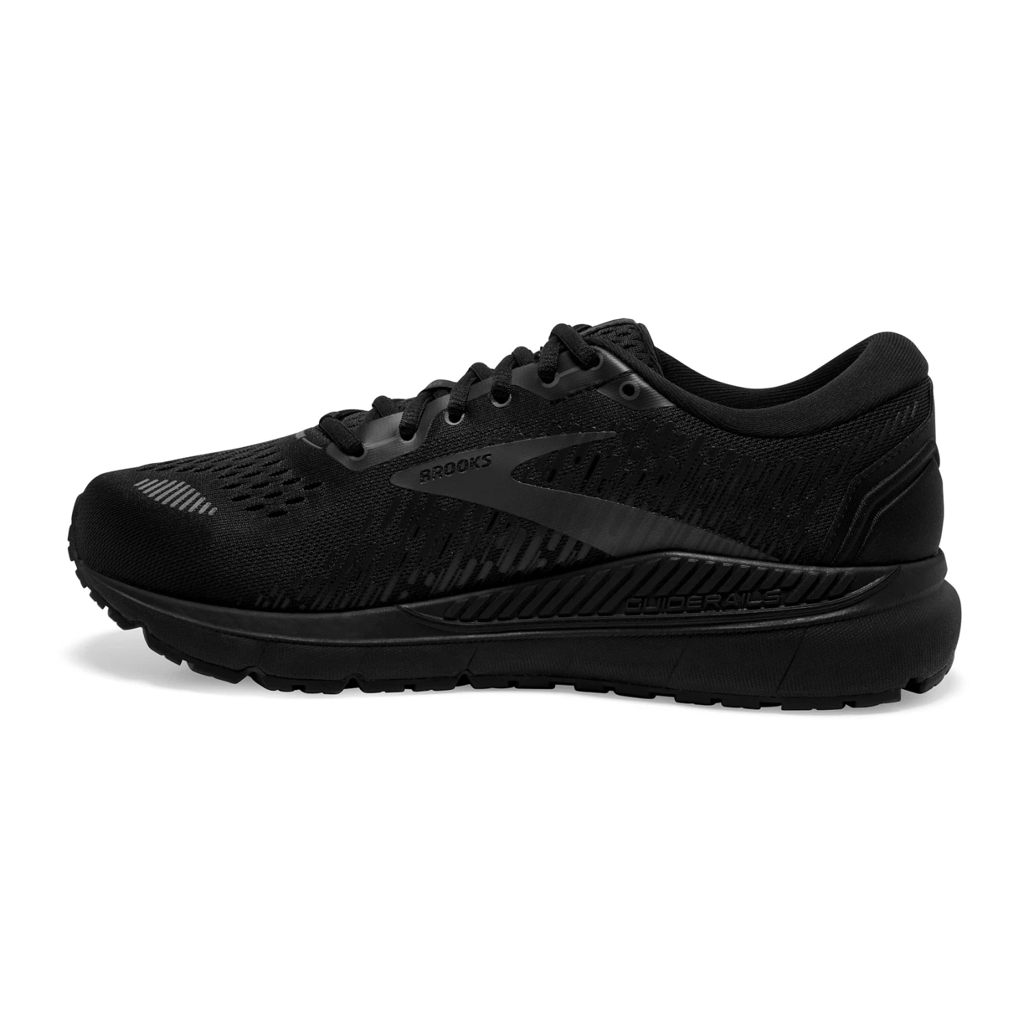 BROOKS Men's Addiction GTS 15 Running Shoe - Black/Black/Ebony - Extra Wide (4E) 2 BROOKS Men's Addiction GTS 15 Running Shoe - Black/Black/Ebony - Extra Wide (4E) - Image 2