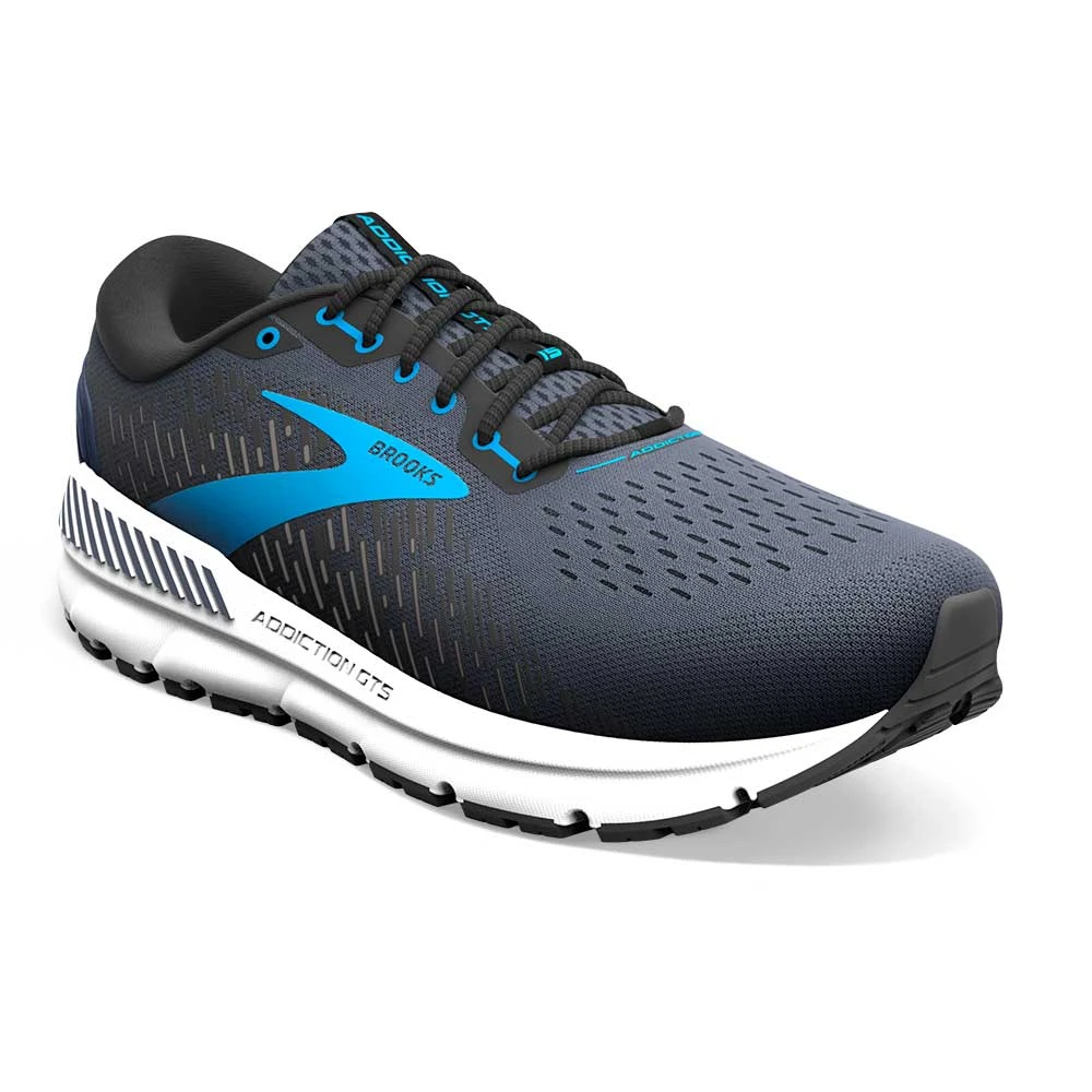 BROOKS Men's Addiction GTS 15 Running Shoe- India Ink/Black/Blue- Narrow (B) 2 BROOKS Men's Addiction GTS 15 Running Shoe- India Ink/Black/Blue- Narrow (B) - Image 2