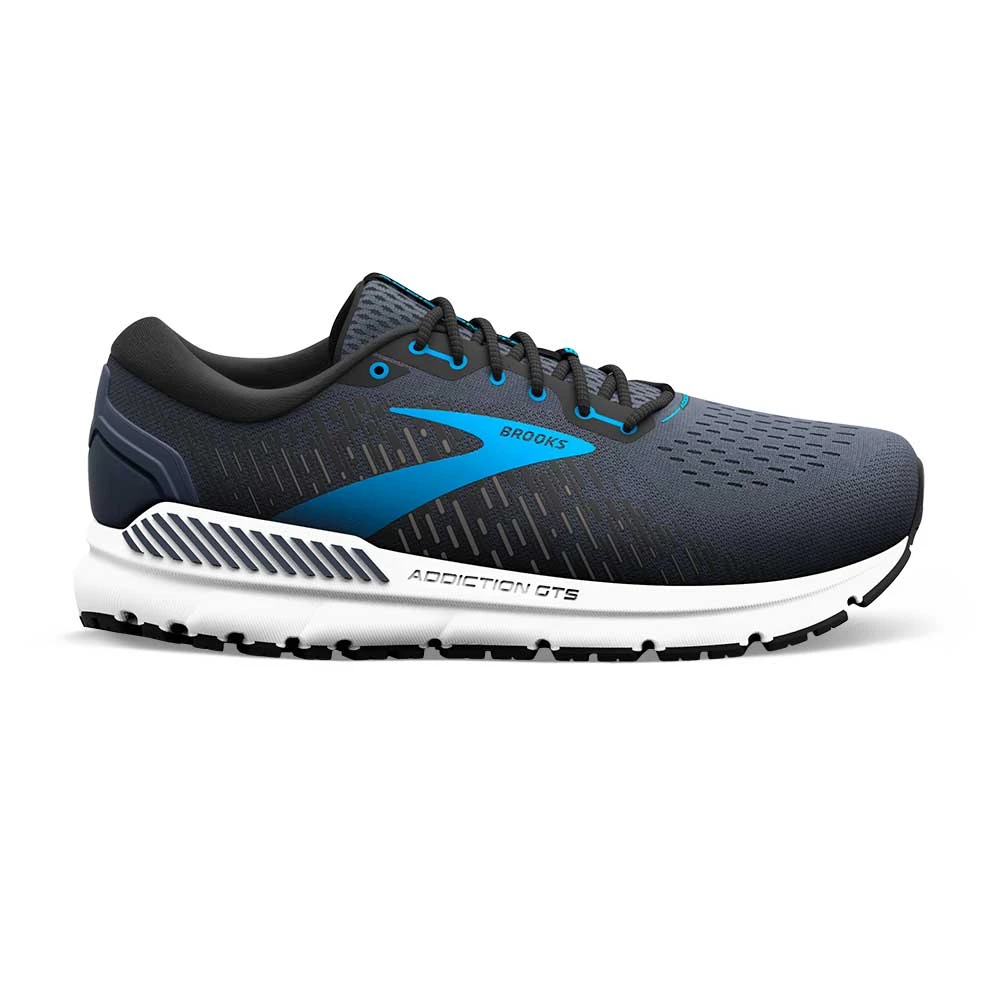BROOKS Men's Addiction GTS 15 Running Shoe- India Ink/Black/Blue- Narrow (B) 1 BROOKS Men's Addiction GTS 15 Running Shoe- India Ink/Black/Blue- Narrow (B)