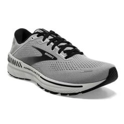 BROOKS Men's Adrenaline GTS 22 Running Shoe- Alloy/Grey/Black - Wide (2E) -Love Running 110366 012 A Adrenaline GTS 22 2