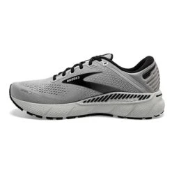 BROOKS Men's Adrenaline GTS 22 Running Shoe- Alloy/Grey/Black - Wide (2E) -Love Running 110366 012 M Adrenaline GTS 22 2