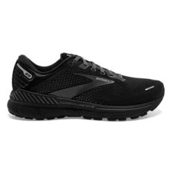 BROOKS Men's Adrenaline GTS 22 Running Shoe - Black/Black/Ebony- Regular (D)