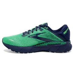 BROOKS Men's Adrenaline GTS 22 Running Shoe- Green/Navy- Regular (D) 7 BROOKS Men's Adrenaline GTS 22 Running Shoe- Green/Navy- Regular (D) -Love Running 110366 362 M Adrenaline GTS 22
