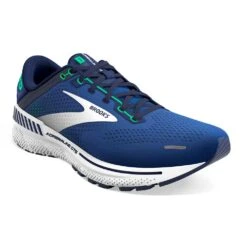 BROOKS Men's Adrenaline GTS 22 Running Shoe - Surf The Web/Blue/Irish Green - Regular (D) 8 BROOKS Men's Adrenaline GTS 22 Running Shoe - Surf The Web/Blue/Irish Green - Regular (D) -Love Running 110366 469 A Adrenaline GTS 22 1