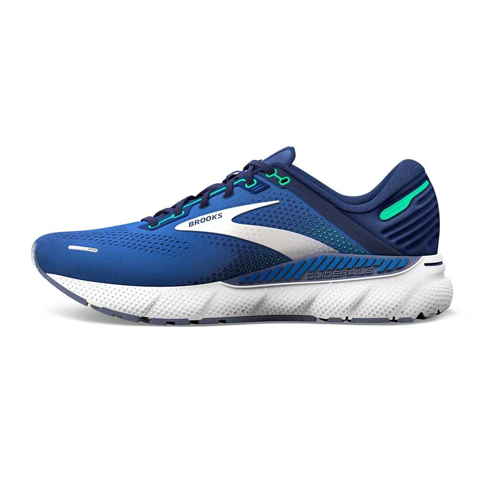 BROOKS Men's Adrenaline GTS 22 Running Shoe - Surf The Web/Blue/Irish Green - Regular (D) 2 BROOKS Men's Adrenaline GTS 22 Running Shoe - Surf The Web/Blue/Irish Green - Regular (D) - Image 2