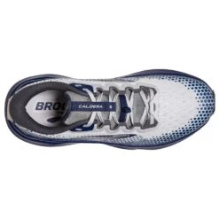 BROOKS Men's Caldera 6 Trail Running Shoe - Oyster/Blue Depths/Pearl - Regular (D) -Love Running 110379 071 O Caldera 6