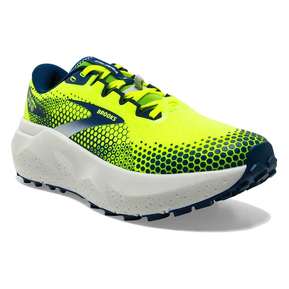 BROOKS Men's Caldera 6 Trail Running Shoe - Nightlife/Titan/Oyster Mushroom - Regular (D) 2 BROOKS Men's Caldera 6 Trail Running Shoe - Nightlife/Titan/Oyster Mushroom - Regular (D) - Image 2