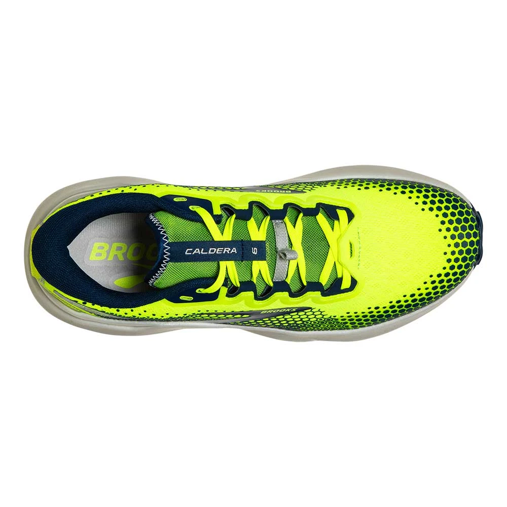 BROOKS Men's Caldera 6 Trail Running Shoe - Nightlife/Titan/Oyster Mushroom - Regular (D) 4 BROOKS Men's Caldera 6 Trail Running Shoe - Nightlife/Titan/Oyster Mushroom - Regular (D) - Image 4