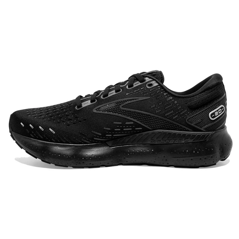 BROOKS Men's Glycerin GTS 20 Running Shoe- Black/Black/Ebony- Regular (D) 3 BROOKS Men's Glycerin GTS 20 Running Shoe- Black/Black/Ebony- Regular (D) - Image 3