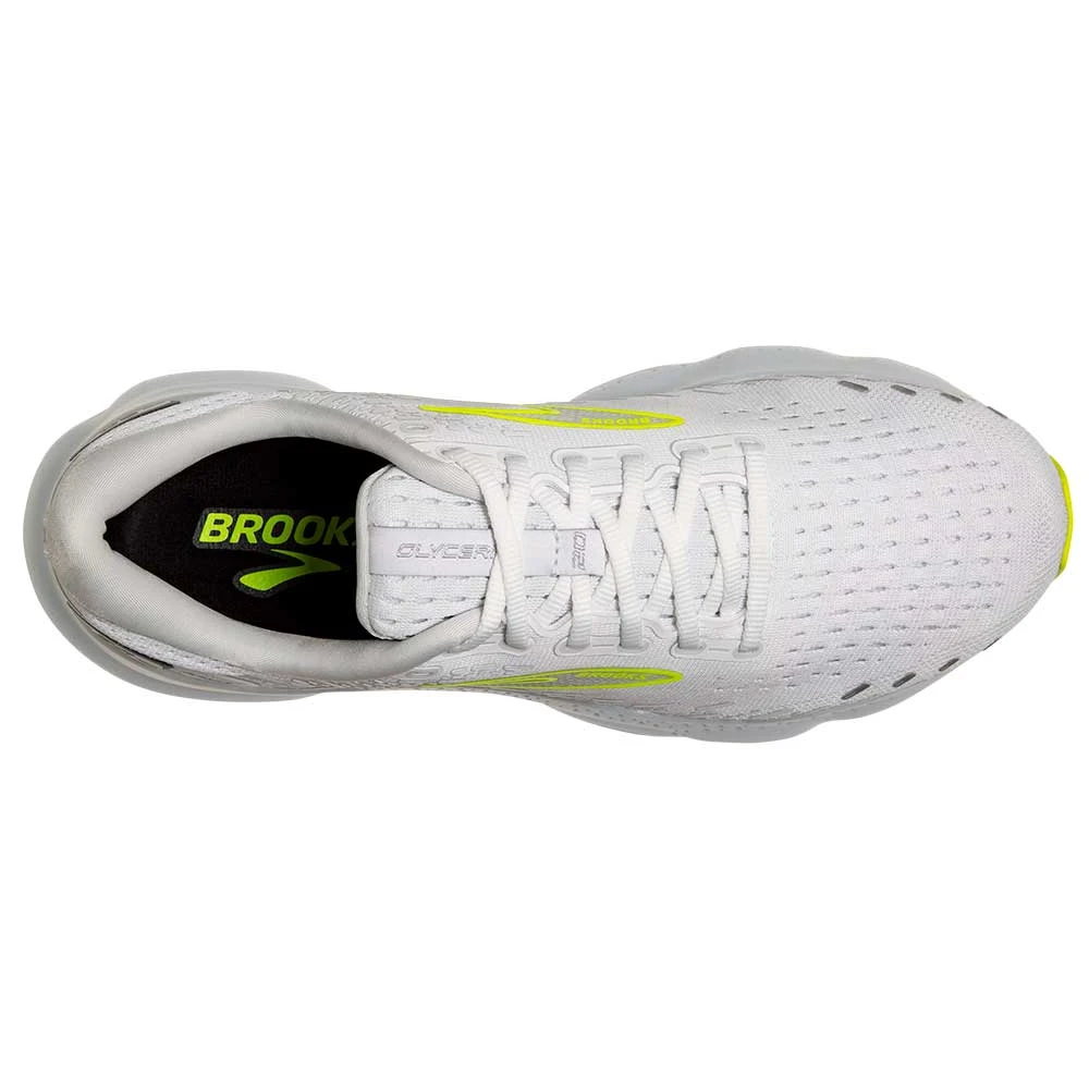 BROOKS Men's Glycerin GTS 20 Running Shoe- White/Nightlife- Regular (D) 5 BROOKS Men's Glycerin GTS 20 Running Shoe- White/Nightlife- Regular (D) - Image 5