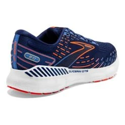 BROOKS Men's Glycerin GTS 20 Running Shoe - Blue Depths/Palace Blue/Orange - Wide (2E) 9 BROOKS Men's Glycerin GTS 20 Running Shoe - Blue Depths/Palace Blue/Orange - Wide (2E) -Love Running 110383 444 H Glycerin GTS 20