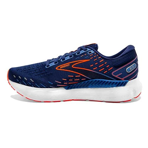 BROOKS Men's Glycerin GTS 20 Running Shoe - Blue Depths/Palace Blue/Orange - Regular (D) 3 BROOKS Men's Glycerin GTS 20 Running Shoe - Blue Depths/Palace Blue/Orange - Regular (D) - Image 3