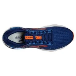 BROOKS Men's Glycerin GTS 20 Running Shoe - Blue Depths/Palace Blue/Orange - Wide (2E) 10 BROOKS Men's Glycerin GTS 20 Running Shoe - Blue Depths/Palace Blue/Orange - Wide (2E) -Love Running 110383 444 O Glycerin GTS 20
