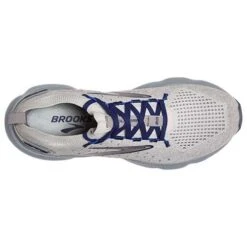BROOKS Men's Glycerin StealthFit 20 Running Shoe - Oyster/Alloy/Blue Depths - Regular (D) -Love Running 110384 081 O Glycerin StealthFit 20