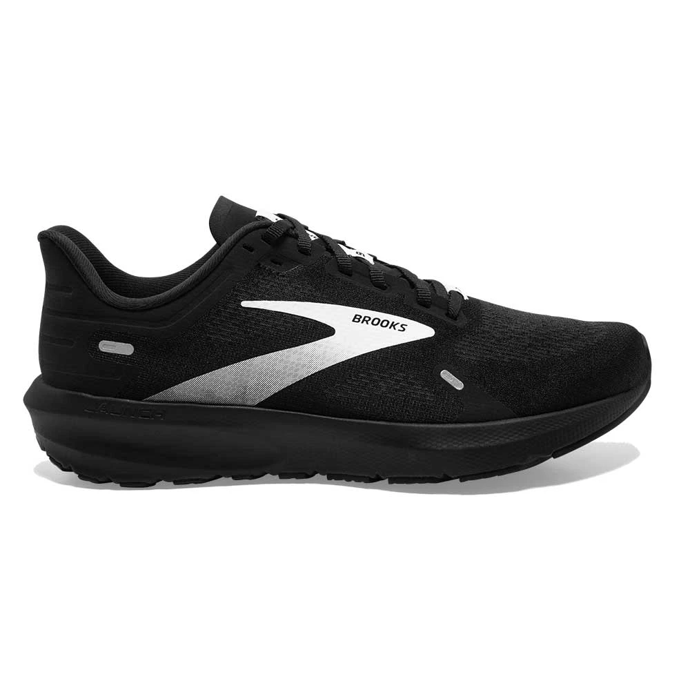 BROOKS Men's Launch 9 Running Shoe - Black/White- Regular (D) 1 BROOKS Men's Launch 9 Running Shoe - Black/White- Regular (D)