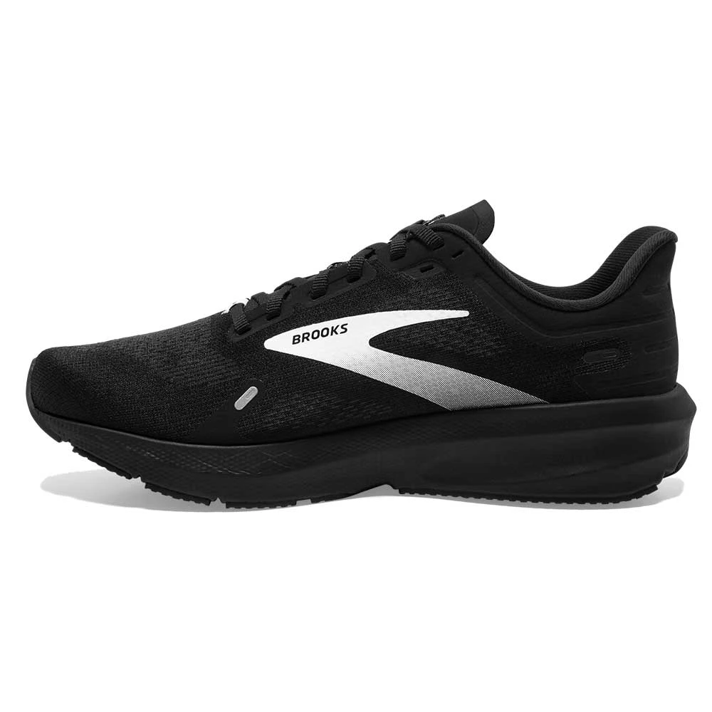 BROOKS Men's Launch 9 Running Shoe - Black/White- Regular (D) 3 BROOKS Men's Launch 9 Running Shoe - Black/White- Regular (D) - Image 3