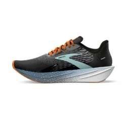 BROOKS Men's Hyperion Max Running Shoe- Black/Grey/Orange Clown Fish - Regular (D) -Love Running 110390 019 M Hyperion Max