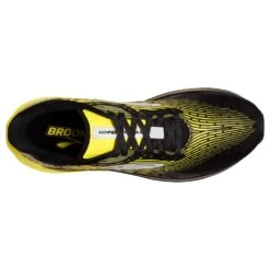 BROOKS Men's Hyperion Max Running Shoe- Black/Blazing Yellow/White- Regular (D) -Love Running 110390 078 O Hyperion Max
