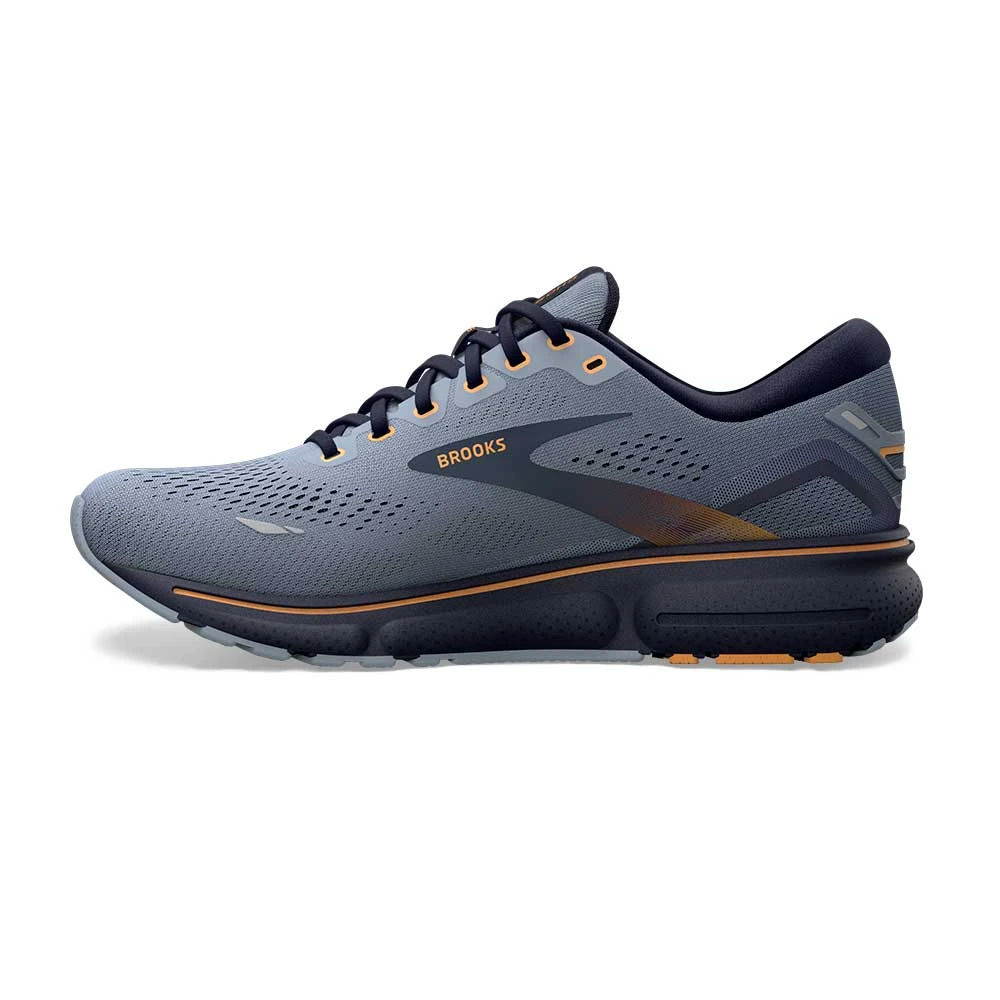 BROOKS Men's Ghost 15 Running Shoe- Flintstone/Peacoat/Oak- Regular (D) 2 BROOKS Men's Ghost 15 Running Shoe- Flintstone/Peacoat/Oak- Regular (D) - Image 2