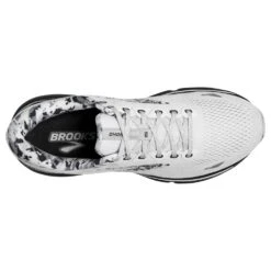 BROOKS Men's Ghost 15 Running Shoe- White/Ebony/Oyster 10 BROOKS Men's Ghost 15 Running Shoe- White/Ebony/Oyster -Love Running 110393 149 O Ghost 15