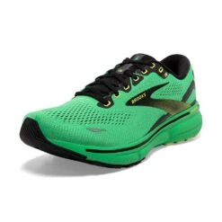 BROOKS Men's Ghost 15 Running Shoe- Green/Black/Sharp Green -Love Running 110393 360 Z Ghost 15