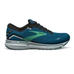 Love Running 19 BROOKS Men's Ghost 15 Running Shoe - Moroccan Blue/Black/Spring Bud - Regular (D)