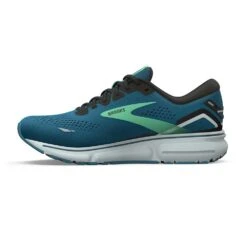 BROOKS Men's Ghost 15 Running Shoe - Moroccan Blue/Black/Spring Bud - Regular (D) -Love Running 110393 462 M Ghost 15