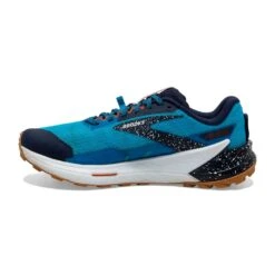 BROOKS Men's Catamount 2 Trail Running Shoe- Peacoat/Atomic Blue/Rooibos - Regular (D) 8 BROOKS Men's Catamount 2 Trail Running Shoe- Peacoat/Atomic Blue/Rooibos - Regular (D) -Love Running 110399 490 M Catamount 2