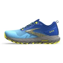 BROOKS Men's Cascadia 17 Trail Running Shoe - Blue/Surf The Web/Sulphur - Regular (D) -Love Running 110403 416 M Cascadia 17