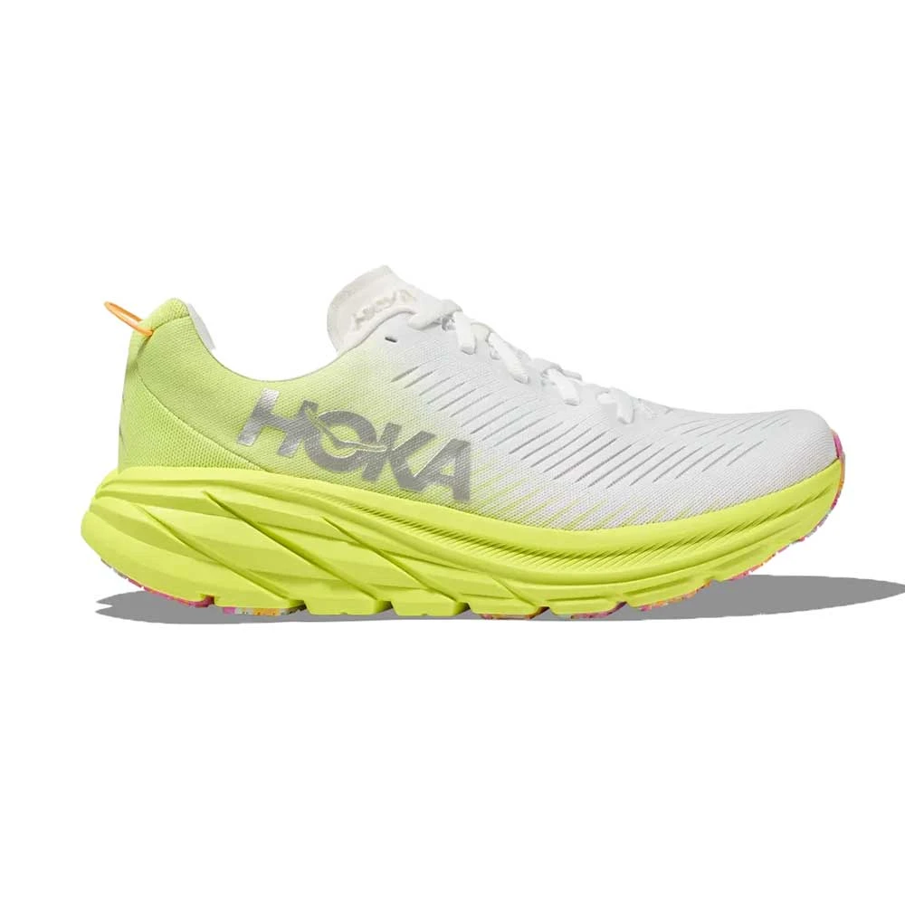 Hoka Women's Rincon 3 Running Shoe - White/Citrus Glow - Regular (B) 1 Hoka Women's Rincon 3 Running Shoe - White/Citrus Glow - Regular (B)