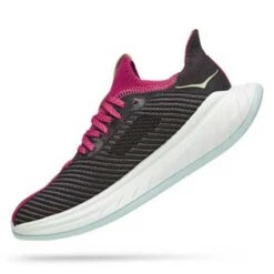 Hoka Women's Carbon X 3 Running Shoe- Festival Fuchsia/Black- Regular (B) -Love Running 1123193 FFBL 4