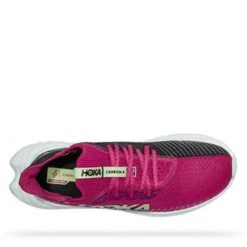 Hoka Women's Carbon X 3 Running Shoe- Festival Fuchsia/Black- Regular (B) -Love Running 1123193 FFBL 5