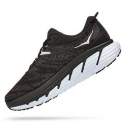 Hoka Men's Gaviota 4 Running Shoe - Black/White - Regular (D) -Love Running 1123198 BWHT 4