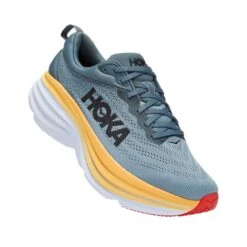 Hoka Men's Bondi 8 Running Shoe- Goblin Blue/Mountain Spring - Regular (D) -Love Running 1123202 GBMS 1 dc07f567 ff25 42f5 b746 b9b274b7fa62