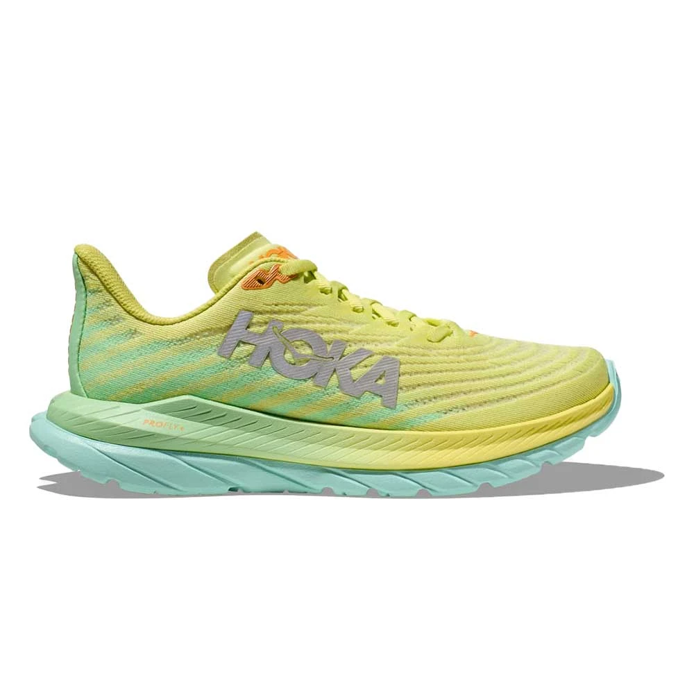 Hoka Women's Mach 5 Running Shoe - Citrus Glow/Lime Glow - Regular (B) 1 Hoka Women's Mach 5 Running Shoe - Citrus Glow/Lime Glow - Regular (B)