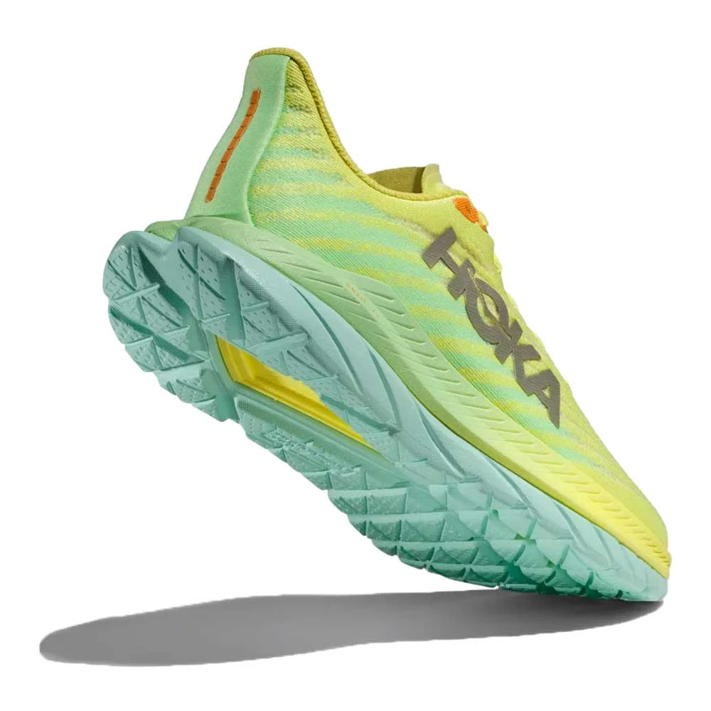Hoka Women's Mach 5 Running Shoe - Citrus Glow/Lime Glow - Regular (B) 2 Hoka Women's Mach 5 Running Shoe - Citrus Glow/Lime Glow - Regular (B) - Image 2