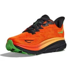 Hoka Men's Clifton 9 Running Shoe- Flame/Vibrant Orange - Regular (D) 10 Hoka Men's Clifton 9 Running Shoe- Flame/Vibrant Orange - Regular (D) -Love Running 1127895 FVOR 3