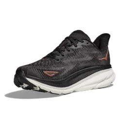 Hoka Women's Clifton 9 Running Shoe - Black/Copper - Wide (D) 10 Hoka Women's Clifton 9 Running Shoe - Black/Copper - Wide (D) -Love Running 1127896 BCPPR 3