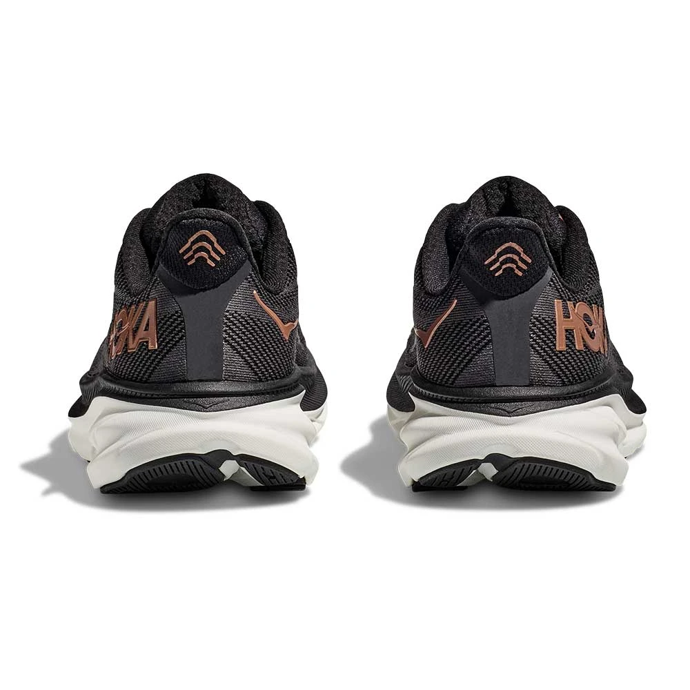 Hoka Women's Clifton 9 Running Shoe - Black/Copper - Wide (D) 7 Hoka Women's Clifton 9 Running Shoe - Black/Copper - Wide (D) - Image 7