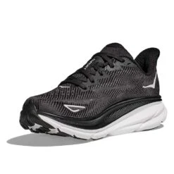 Hoka Men's Clifton 9 Running Shoe- Black/White - Wide (2E) -Love Running 1127896 BWHT 3 ab7b67c5 df39 471f 9632 37f3075f54dc