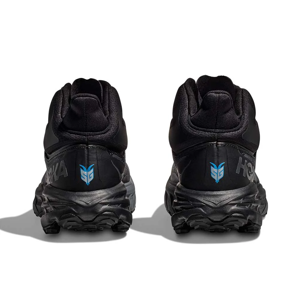 Hoka Men's Speedgoat 5 Mid GTX Running Shoe - Black/Black 6 Hoka Men's Speedgoat 5 Mid GTX Running Shoe - Black/Black - Image 6