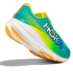 Hoka Unisex Rocket X 2 Running Shoe - Ceramic/Evening Primrose - Regular (D) -Love Running 1127927 CEPR 4