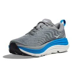Hoka Men's Gaviota 5 Running Shoe - Limestone/Diva Blue - Regular (D) -Love Running 1134234 LDVB 3 ed3ade9a ae39 4fc3 88be ef5da09c6cbc