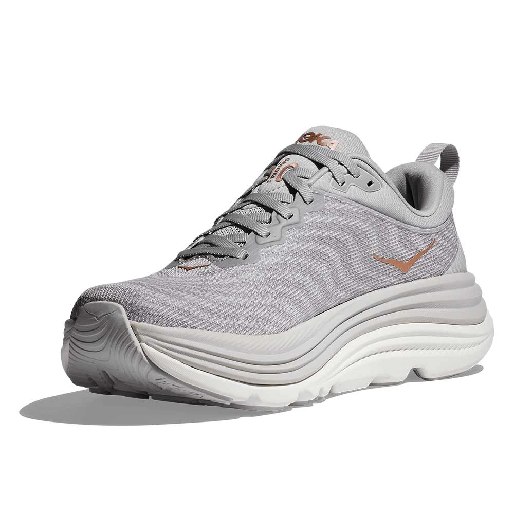 Hoka Women's Gaviota 5 Running Shoe - Harbor Mist/Rose Gold - Regular (B) 4 Hoka Women's Gaviota 5 Running Shoe - Harbor Mist/Rose Gold - Regular (B) - Image 4